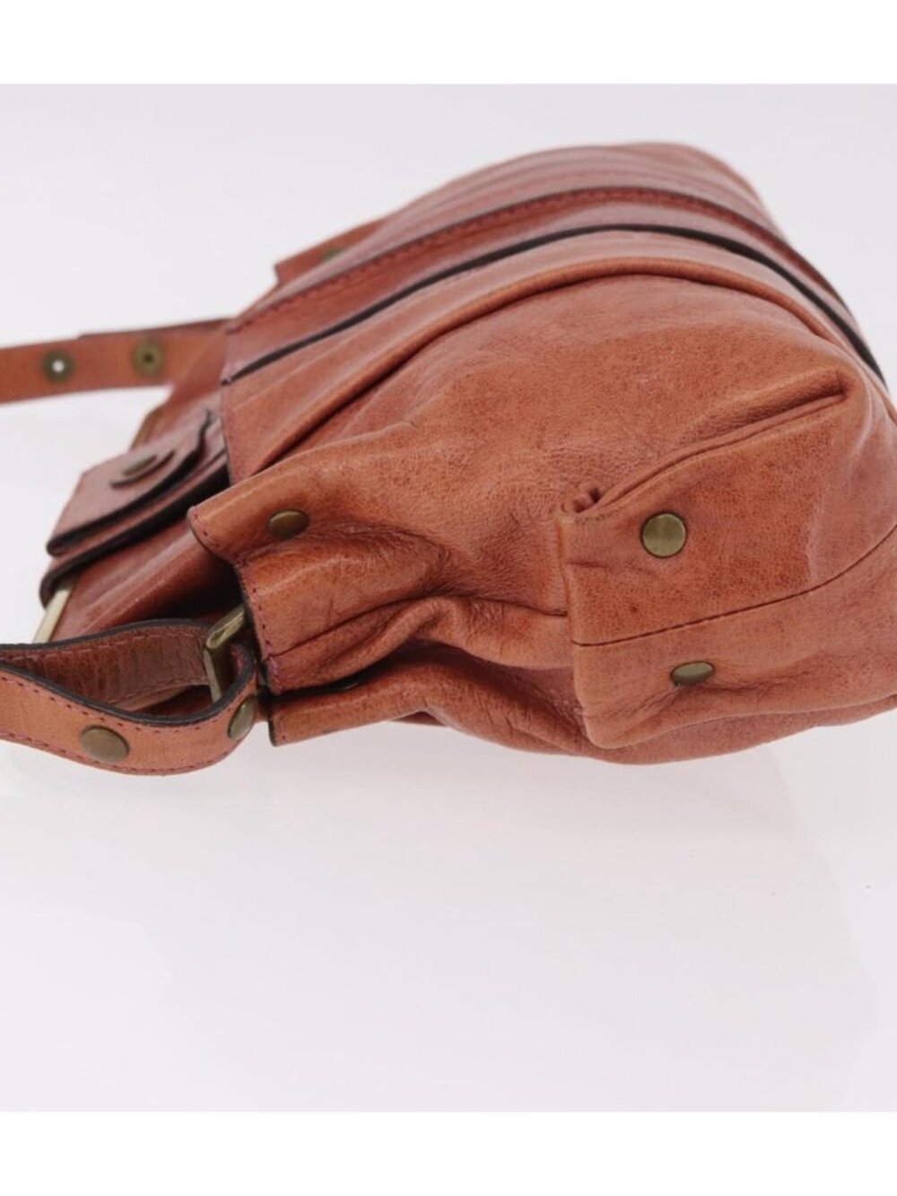 Chloe Shoulder Bag Leather Pink Gold - Picture 3 of 16